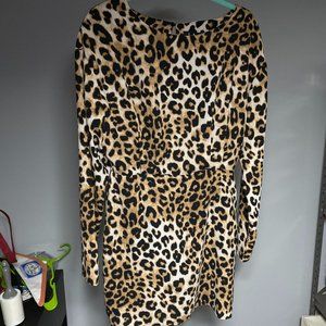 Lulu's leopard print dress, size Large